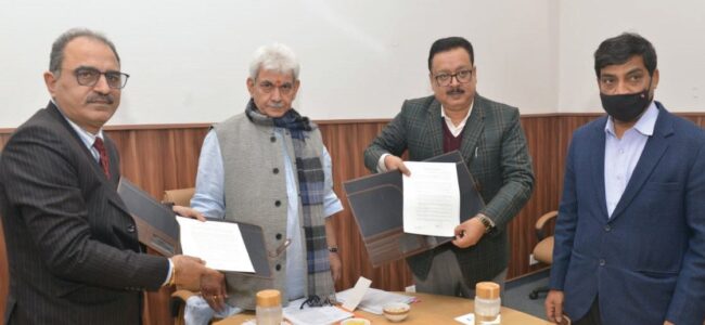 High Density Plantation: J&K Government signs MoU with NAFED