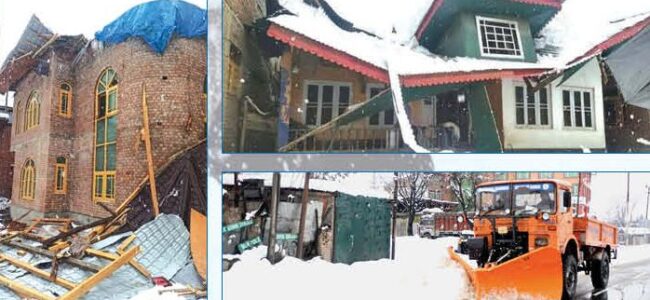 Heavy snowfall declared as state specific natural calamity under SDRF in JK