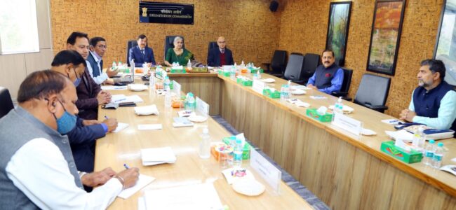 Delimitation Commission holds meeting on Delimitation process in JK