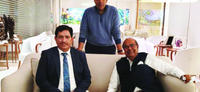 J&K Bank CMD meets Chairman Hinduja Group J&K Bank CMD meets Chairman Hinduja Group