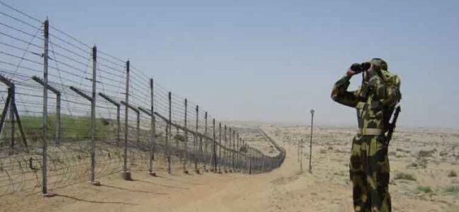 BSF lodges protest with Pak Rangers over arms smuggling BSF lodges protest with Pak Rangers over arms smuggling