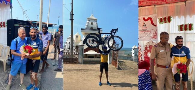 Kashmiri cyclist Adil creates History