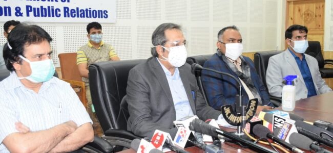 No shortage of medical-oxygen, drugs in J&K: Official No shortage of medical-oxygen, drugs in J&K: Official
