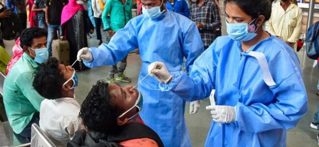 India records 22,775 new covid-19 cases, active infections cross 1 lakh