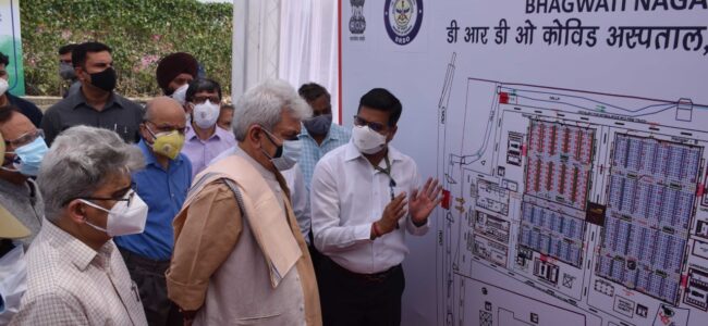 Lt Governor inaugurates DRDO’s 500-bedded Covid Hospital