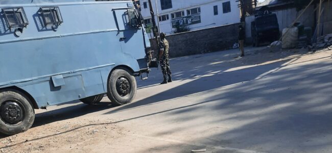 Four pistols, ammunition recovered during search ops in Pulwama village Four pistols, ammunition recovered during search ops in Pulwama village
