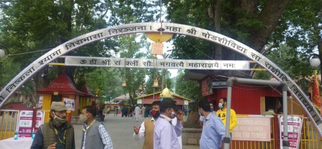 Amit Shah pays obeisance at Kheer Bhawani temple in Ganderbal