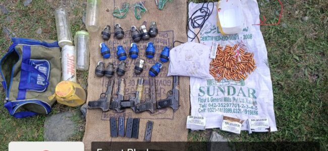 Security forces recover war like stores, narcotics along LoC in Kupwara: Officials