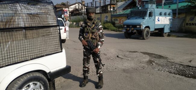 Sopore gunfight: One unidentified militant killed, operation on