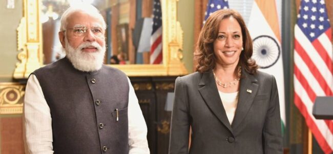 PM Modi meets US Vice President Kamala Harris; discusses bilateral ties, Indo-Pacific