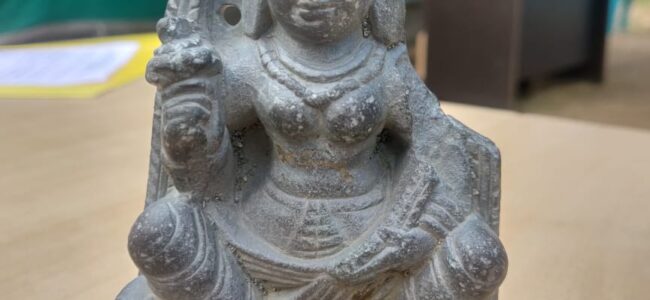 Ancient Durga idol found in Budgam