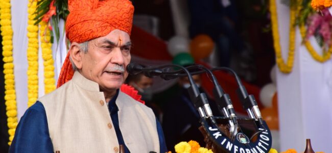 Those not satisfied with Delimitation Panel’s proposals should lodge their reservations: Lt Guv