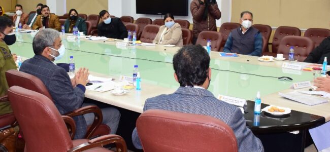 Lt Guv interacts with DDC Chairpersons, Vice-Chairpersons of Jammu Division