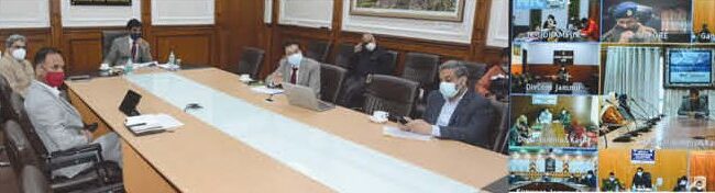 CS reviews COVID surge in JK