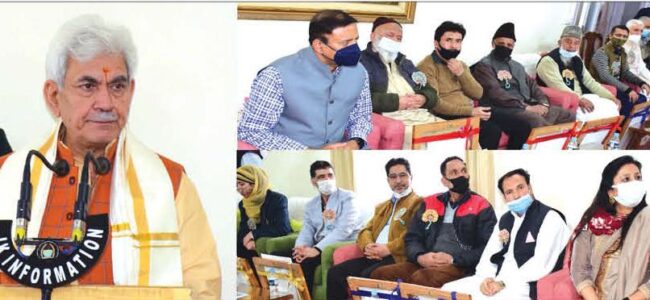 JK’s Handicrafts are repository of India’s creative traditions: Lt Guv