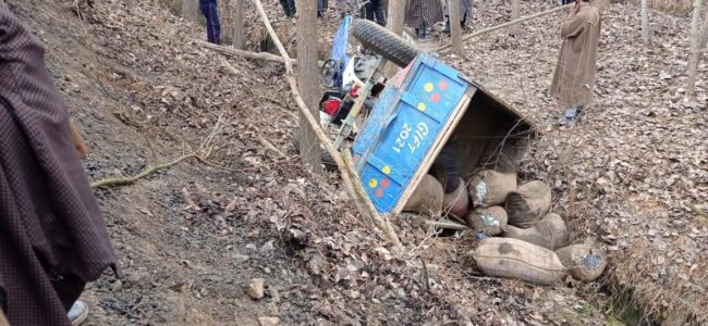 Two brothers killed as tractor turns turtle in Shallabugh, Ganderbal