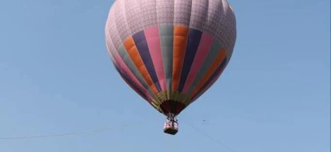First-ever ‘hot-air balloon’ joy ride for tourists, locals started in Sgr First-ever ‘hot-air balloon’ joy ride for tourists, locals started in Sgr