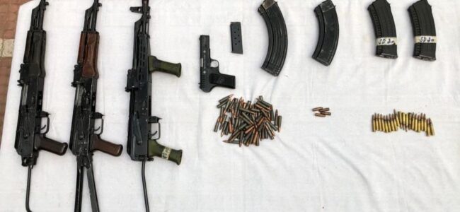 Militant hideout busted near LoC in Poonch, huge cache of arms seized