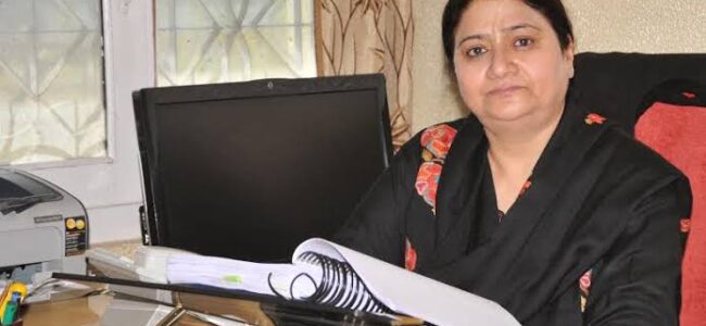 Nelofer Khan appointed VC at Kashmir University Nelofer Khan appointed VC at Kashmir University