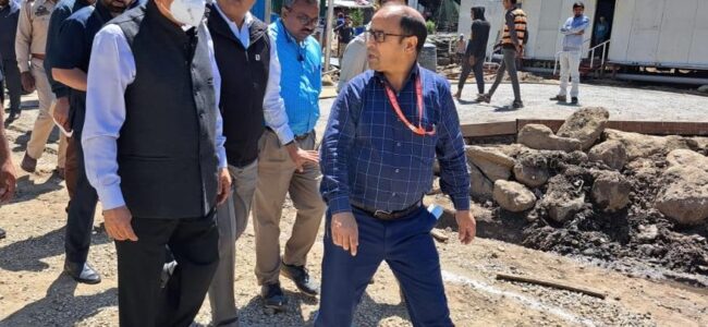 Advisor Bhatnagar visits Chandanwari, Nunwan base camps at Pahalgam