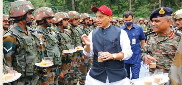 Rajnath dedicates 75 infra projects from eastern Ladakh Rajnath dedicates 75 infra projects from eastern Ladakh
