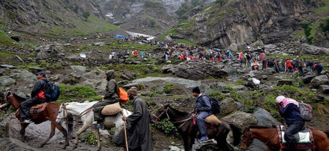 Over 5,400 pilgrims leave Jammu camp for Amarnath
