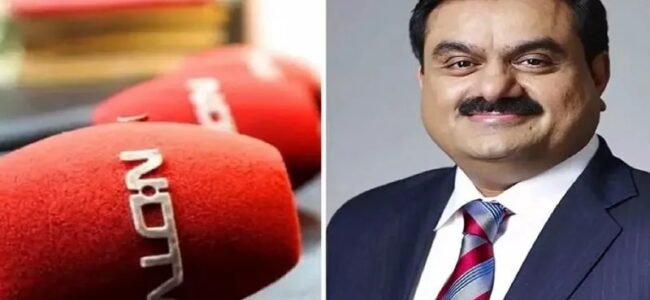 Adani group set to acquire NDTV
