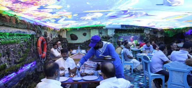 Marine Dine: A food outlet that makes you feel underwater Marine Dine: A food outlet that makes you feel underwater