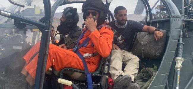 IAF rescues Israeli national from high altitude area in Ladakh IAF rescues Israeli national from high altitude area in Ladakh
