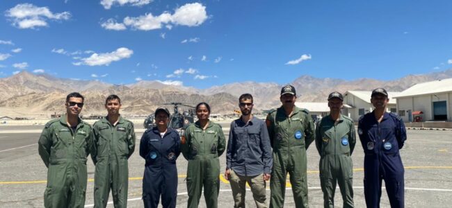 IAF rescues Israeli national from high-altitude area in Ladakh IAF rescues Israeli national from high-altitude area in Ladakh