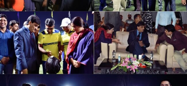 CS inaugurates lights at TRC cricket academy ground
