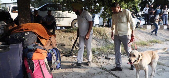 Recovery of detonators: Search operation carried out at Jammu railway station Recovery of detonators: Search operation carried out at Jammu railway station