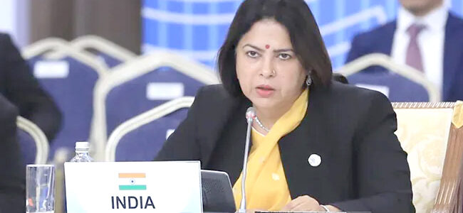 India desires normal relations with all its neighbours, including Pakistan: MoS Lekhi