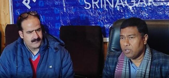 Employment opportunities, Social security of JK youth top priorities of GoI: Union Minister Employment opportunities, Social security of JK youth top priorities of GoI: Union Minister