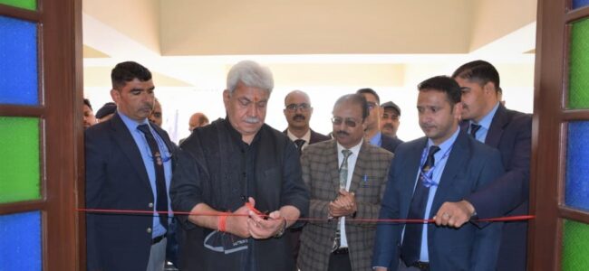 Lt Governor inaugurates NIT Srinagar’s Guest House, Sports facilities Lt Governor inaugurates NIT Srinagar’s Guest House, Sports facilities