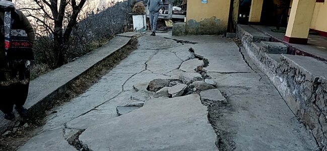 12,000 km of road length damaged due to floods, landslides in JK
