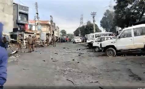 Six injured in twin blasts in Jammu: Police Six injured in twin blasts in Jammu: Police