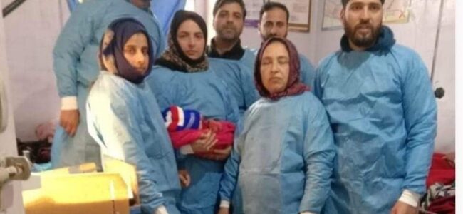 Doctors assist in childbirth over WhatsApp call in snow-covered Keran