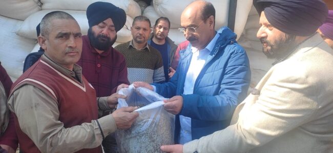 Director Agriculture inaugurates Spawn distribution among Mushroom Farmers