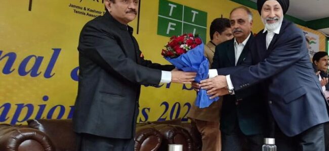 JK witnessing remarkable transformation in Sports ecosystem: Advisor Bhatnagar JK witnessing remarkable transformation in Sports ecosystem: Advisor Bhatnagar