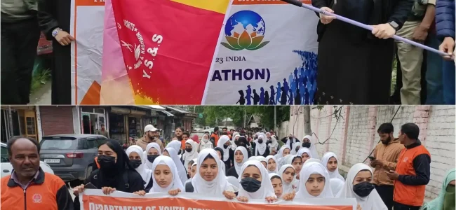 SPORTS: DC B’la flags-off Students ‘Run for G20 Walkathon’ SPORTS: DC B’la flags-off Students ‘Run for G20 Walkathon’