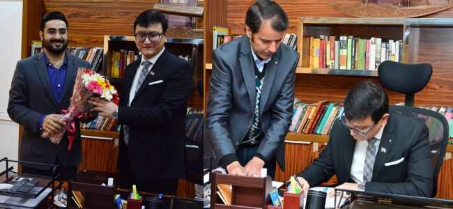 Minga Sherpa assumes charge as Director Information