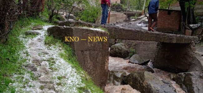 Cloudburst triggers flashflood in Kulgam villages