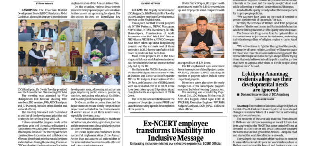 Winter stocking preparedness reviewed in Ladakh