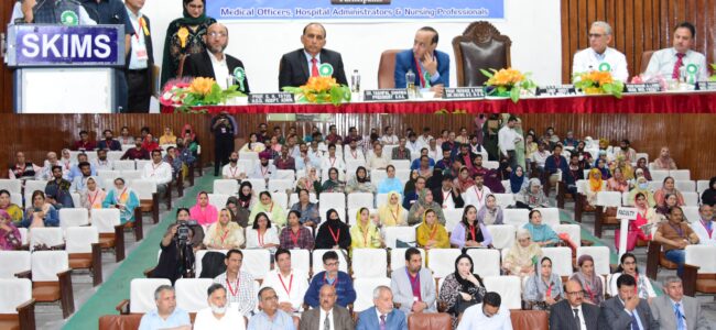 Advisor Bhatnagar addresses 19th Management Development Program at SKIMS Advisor Bhatnagar addresses 19th Management Development Program at SKIMS