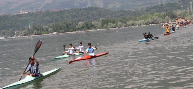 Water Sports Festival ‘Jashn-e-dal 2023’ commences in Dal Lake