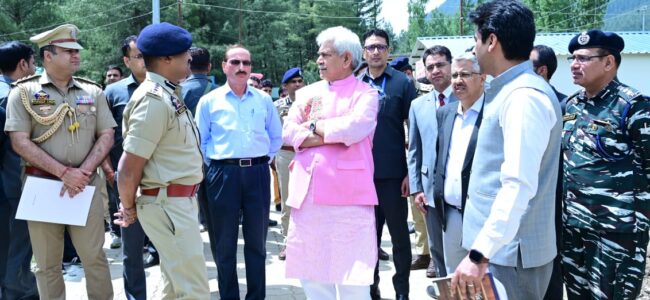Lt Governor reviews arrangements ahead of Shri Amarnath Yatra Lt Governor reviews arrangements ahead of Shri Amarnath Yatra
