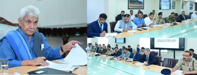 Lt Governor chairs 5th UT level meeting of NCORD