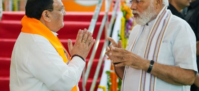 BJP eyes grand show of strength of its alliance, 38 parties confirm presence