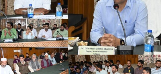 DIC Kulgam, JKTPO & DGFT organise Workshop on Export Awareness